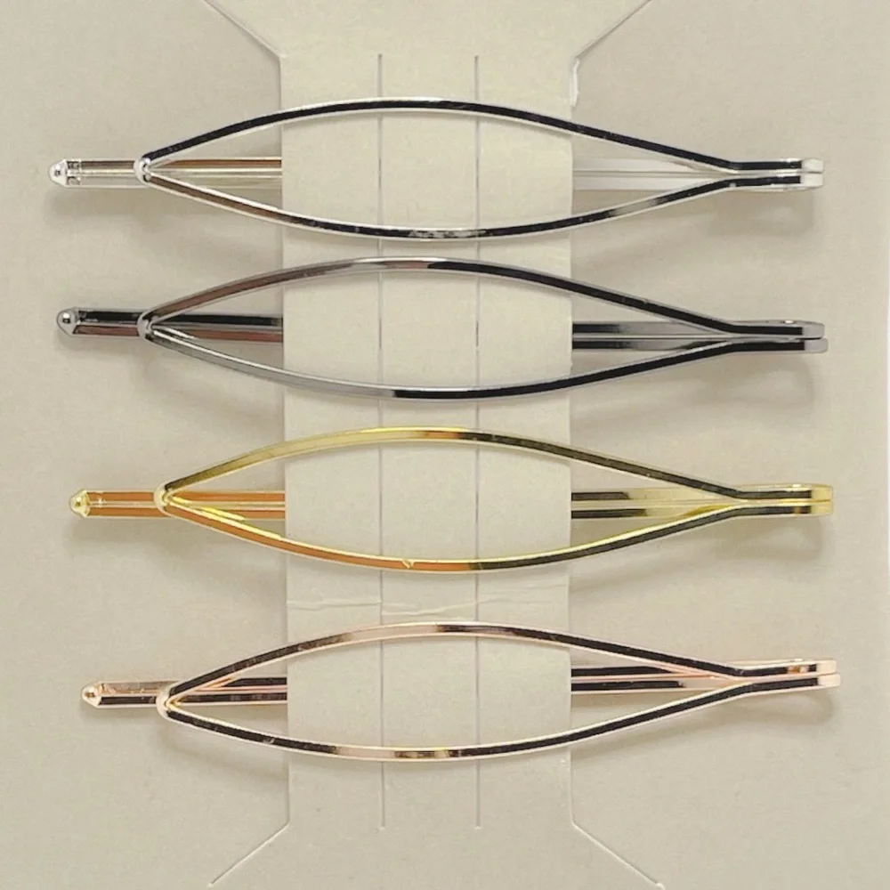 BP Set Of 4 Multi Metal Bobby Pins